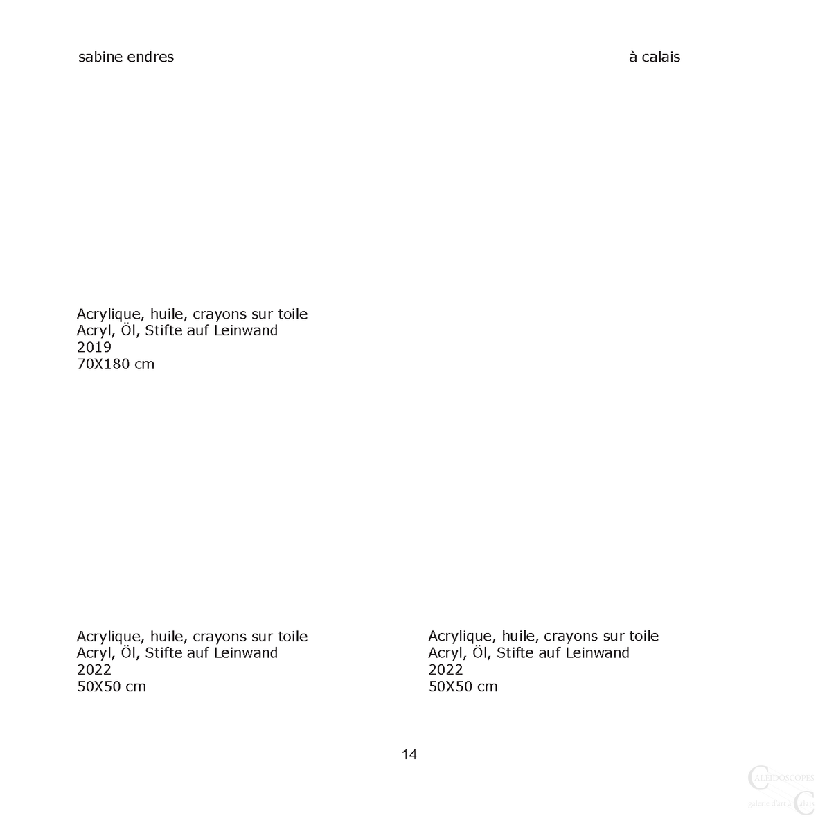 sabine endres à calais (catalogue de l'exposition, avril - juin 2022) – Image 8