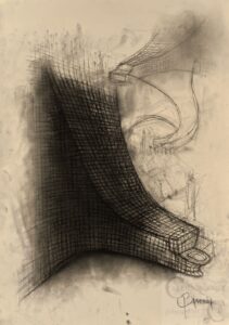 Javier Balmaseda. Todo es uno. Dessin. 70X50 cm