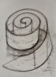 Javier Balmaseda. Desvio Richard Serra. Dessin. 70X50 cm