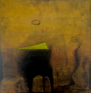 Marie-Paule Schroeder : Sans titre. Acrylique sur toile (2025). 40X40 cm