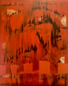 Marie-Paule Schroeder : Sans titre. Acrylique sur toile (2025). 50X40 cm