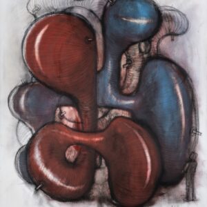 Javier Balmaseda : Persistencia Abstracta. 110X90 cm. Huile sur toile (cat. p. 27)