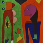 Ella y él, luna al rojo