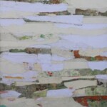 Sans titre. Peinture, dessin, collage sur toile (2020), 120X100 cm