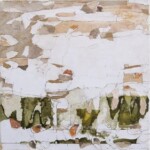 Sans titre. Peinture, dessin, collage sur toile (2020), 40X40 cm