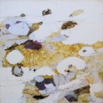 Sans titre. Peinture, dessin, collage sur toile (2021), 40X40 cm