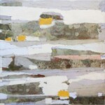 Sans titre. Peinture, dessin, collage sur toile (2021), 40X40 cm