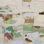 Sans titre. Peinture, dessin, collage sur toile (2020), 30X30 cm