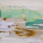 Sans titre. Peinture, dessin, collage sur toile (2020), 30X30 cm
