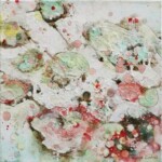 Sans titre. Acrylique, huile, crayon sur toile (2022), 30X30 cm