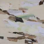 Sans titre. Peinture, dessin, collage sur toile (2022), 70X70 cm
