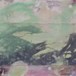 Sans titre. Acrylique, huile, crayon sur toile (2022), 50X50 cm