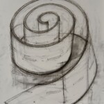 Javier Balmaseda. Desvio Richard Serra. Dessin. 70X50 cm Javier Balmaseda. Desvio Richard Serra. Dessin. 70X50 cm