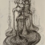 Javier Balmaseda. El agua y la forma. Dessin. 70X50 cm Javier Balmaseda. El agua y la forma. Dessin. 70X50 cm