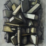 La deconstrucción del estatismo. Huile sur toile. 95X75 cm