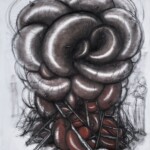 La pira del arte hoy. Huile sur toile. 150X120 cm.