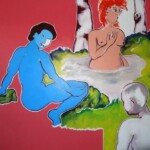 Baigneuses. Huile sur toile (2014). 160X130 cm. Baigneuses. Huile sur toile (2014). 160X130 cm.