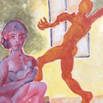 La guerre. Huile sur carton (2022). 22X29,5 cm. La guerre. Huile sur carton (2022). 22X29,5 cm.