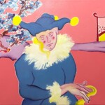 Le fou et le jongleur. Huile sur toile (2022). 70X50 cm. Le fou et le jongleur. Huile sur toile (2022). 70X50 cm.