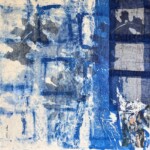 Fenêtre. Acrylique et collages sur toile. 80X80 cm