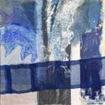 Inspiration Bilbao. Acrylique, collages et craies grasses sur toile. 80X80 cm