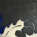 Apparition. Acrylique et collages sur toile. 80X80 cm