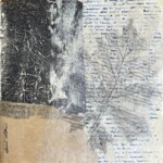 Graphismes 4. Acrylique, et collages sur toile. 40X40 cm
