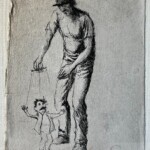 La marionnette raconte. Dessin. 40X30 cm La marionnette raconte. Dessin. 40X30 cm