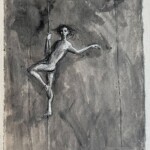 Perdu dans ses pensées. Dessin. 40X30 cm Perdu dans ses pensées. Dessin. 40X30 cm