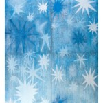 Notte blu. Technique mixte sur toile de lin. 125X85 cm (2024)