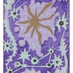 Notte luminosa no 3 (étude). Xylogravure (5 matrices), et technique mixte sur papier japonais. 13,8X10,8 cm (2024) Notte luminosa no 3 (étude). Xylogravure (5 matrices), et technique mixte sur papier japonais. 13,8X10,8 cm (2024)