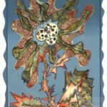 Märchenbilder no 3. Xylogravure (17 matrices), couleurs et poudres irisées sur coton. 21X16 cm (2015) Märchenbilder no 3. Xylogravure (17 matrices), couleurs et poudres irisées sur coton. 21X16 cm (2015)