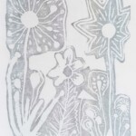 Fiori bianchi. Linogravure sur papier japonais Tairei. 50X35 cm (2023) Fiori bianchi. Linogravure sur papier japonais Tairei. 50X35 cm (2023)