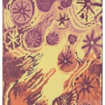 Comete no 3. Xalogravure (4 matrices) sur papier japonais. 27X20 cm (2021) Comete no 3. Xalogravure (4 matrices) sur papier japonais. 27X20 cm (2021)