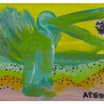 Pennuto. Technique mixte sur carton toilé. 10X15 cm Pennuto. Technique mixte sur carton toilé. 10X15 cm