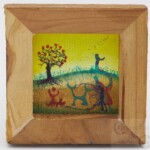 Albero. Technique mixte sur toile. 6,5X6,5 cm Albero. Technique mixte sur toile. 6,5X6,5 cm