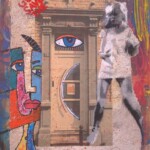 Éric Doisy : Saint-Pierre. Technique mixte sur bois. 80X60 cm Éric Doisy : Saint-Pierre. Technique mixte sur bois. 80X60 cm