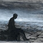 La mer scintille. Dessin. 27X37 cm Roland Devolder : La mer scintille. Dessin. 27X37 cm