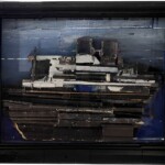 Yannis Markantonakis Paquebot. Construction. Bois, métal photo, peinture à l’huile. 73X89 cm Yannis Markantonakis Paquebot. Construction. Bois, métal photo, peinture à l’huile. 73X89 cm