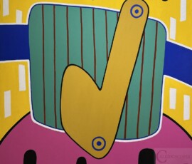 Acrylique sur bois. 81X81 cm Acrylique sur bois. 81X81 cm