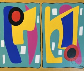 Acrylique sur bois. 73X92 cm Acrylique sur bois. 73X92 cm