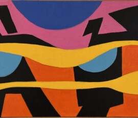 Acrylique sur bois. 24X92 cm Acrylique sur bois. 24X92 cm