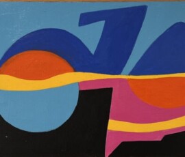 Acrylique sur bois. 24X92 cm Acrylique sur bois. 24X92 cm