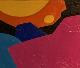 Acrylique sur bois. 21,5X65 cm Acrylique sur bois. 21,5X65 cm